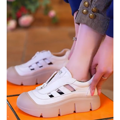 Fashion Hollow Casual Shoes for Women-White