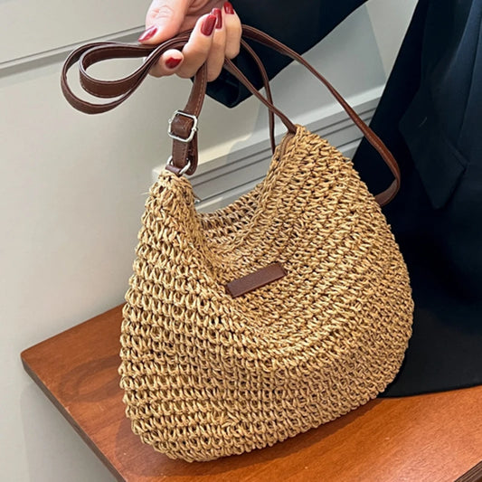 SummerChic™ | Woven Straw Beach Bag